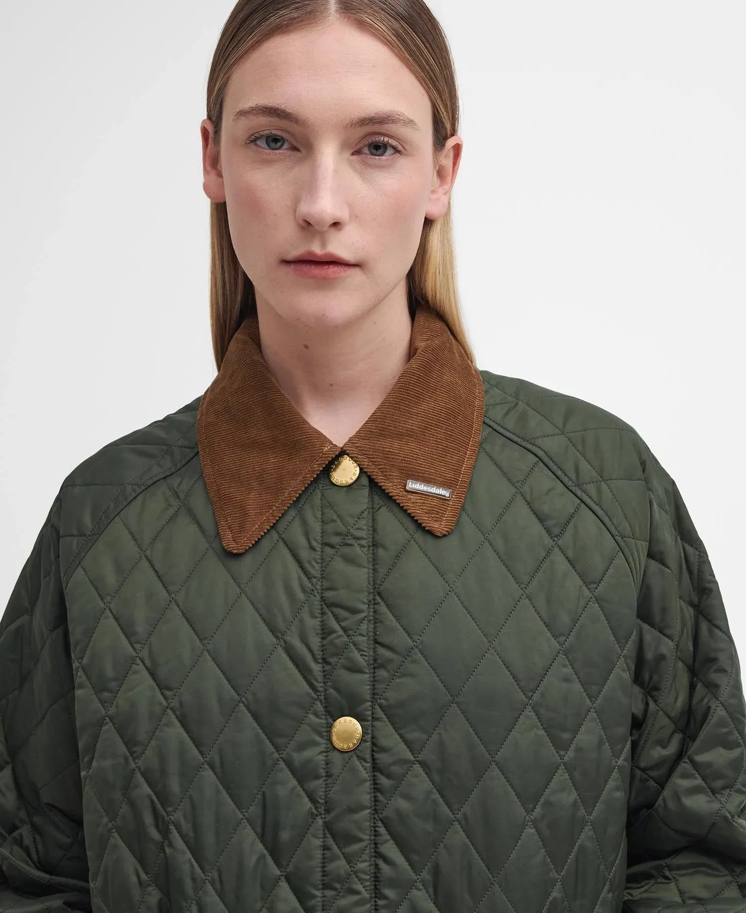 30th Anniversary Liddesdale Oversized Quilted Jacket - Olive/Classic