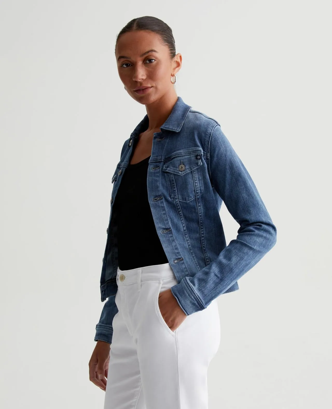 AG Denim Robyn Denim Jacket in Streamside