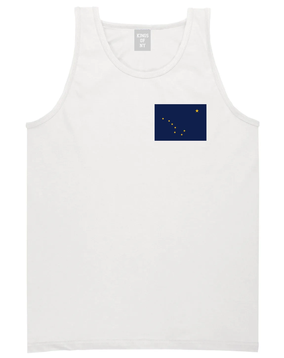 Alaska State Flag AK Chest Mens Tank Top T-Shirt