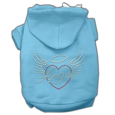 Angel Heart Rhinestone Hoodies Baby Blue S (10)