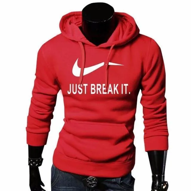 Autumn New Arrival High JUST BREAK IT Printed Sportswear Men Sweatshirt