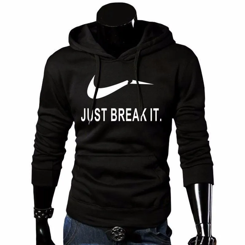 Autumn New Arrival High JUST BREAK IT Printed Sportswear Men Sweatshirt