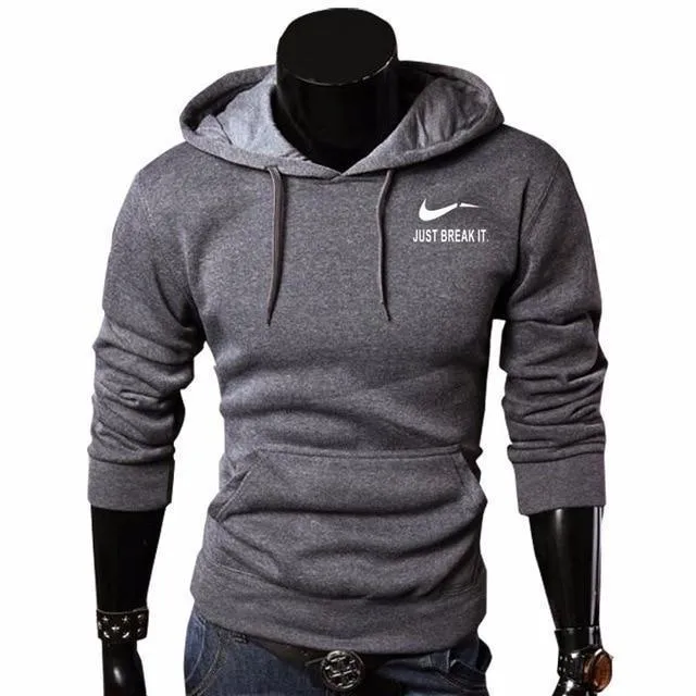 Autumn New Arrival High JUST BREAK IT Printed Sportswear Men Sweatshirt