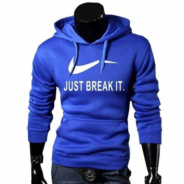 Autumn New Arrival High JUST BREAK IT Printed Sportswear Men Sweatshirt