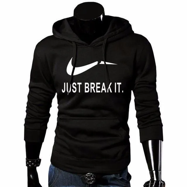 Autumn New Arrival High JUST BREAK IT Printed Sportswear Men Sweatshirt