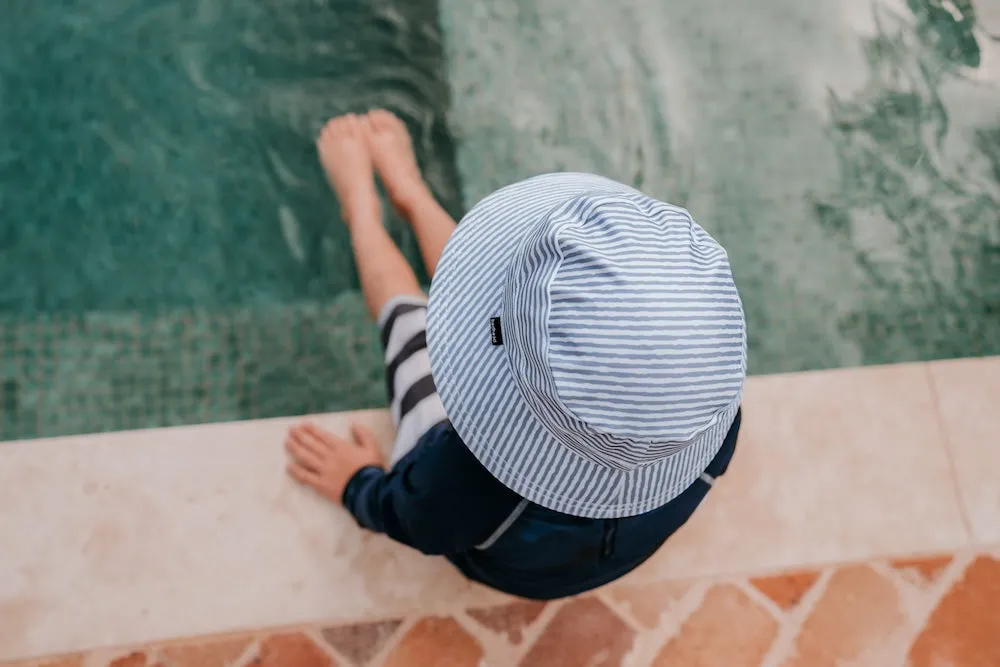 Bedhead Stevie Stripe Swim Bucket Hat