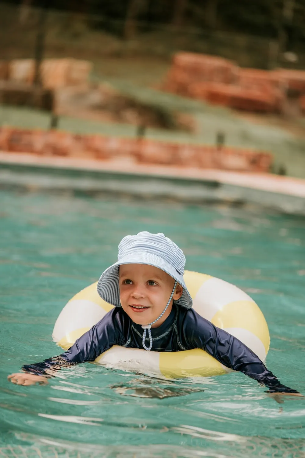 Bedhead Stevie Stripe Swim Bucket Hat