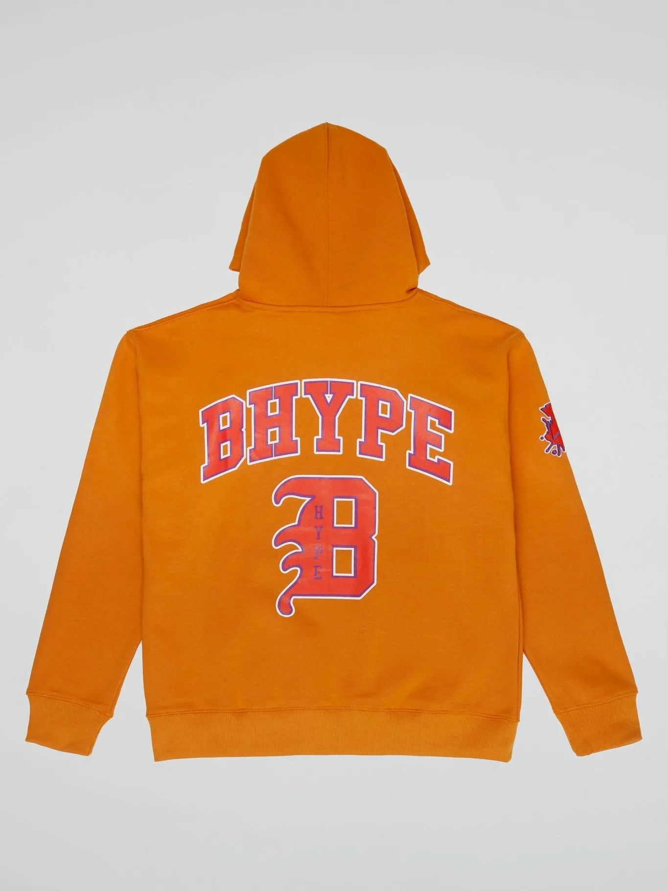 Bhype Society - Bhype Varsity Collection Hoodie Orange