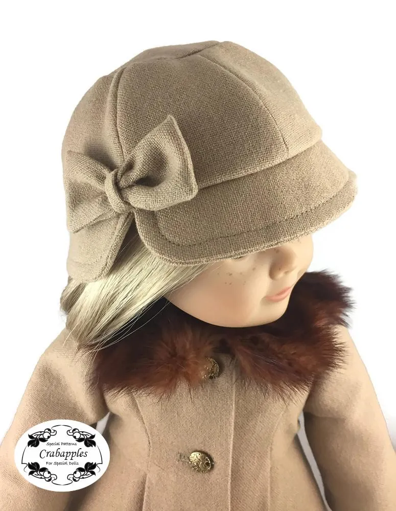 Classic Coat and Classic Hat Bundle 18" Doll Clothes Pattern