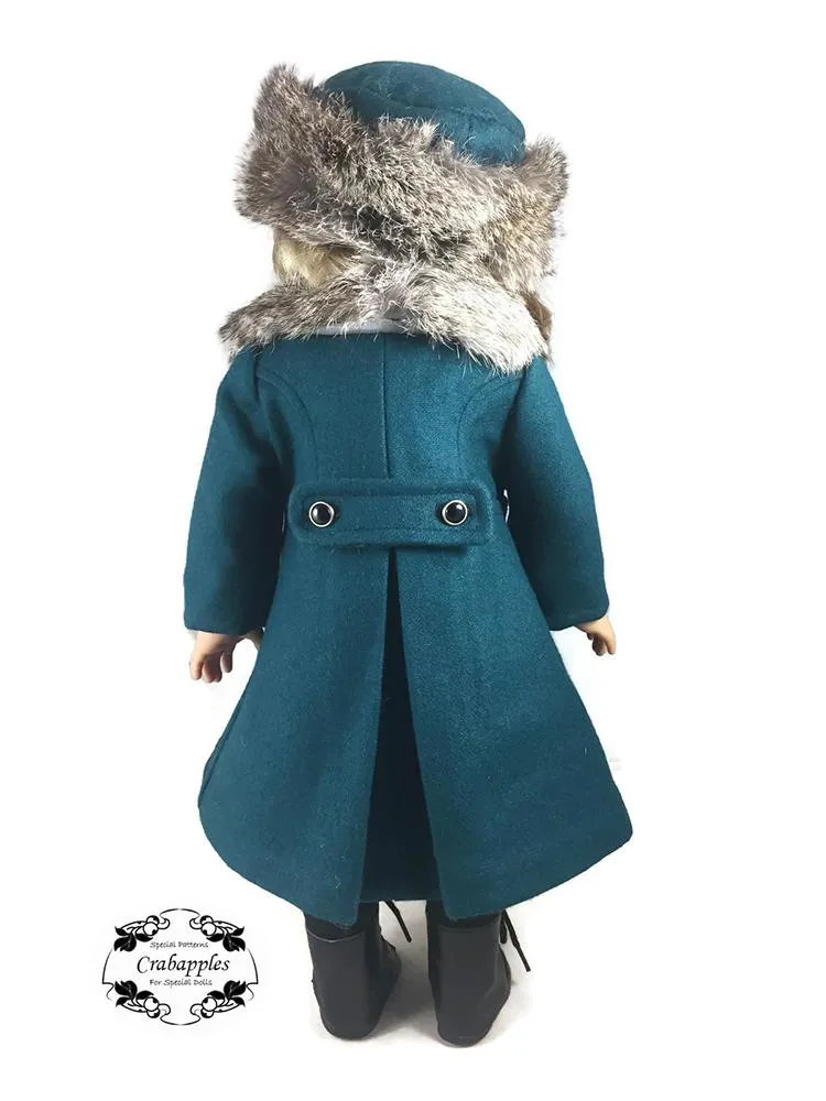 Classic Coat and Classic Hat Bundle 18" Doll Clothes Pattern