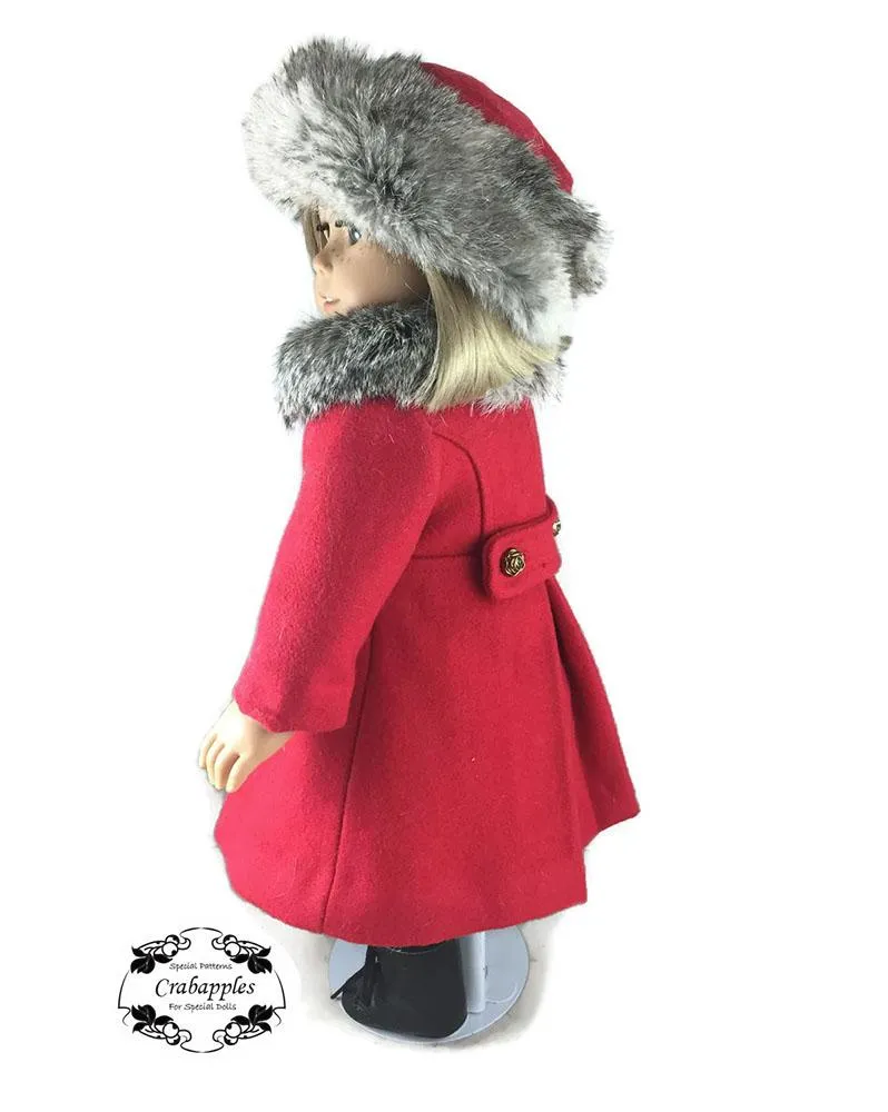 Classic Coat and Classic Hat Bundle 18" Doll Clothes Pattern