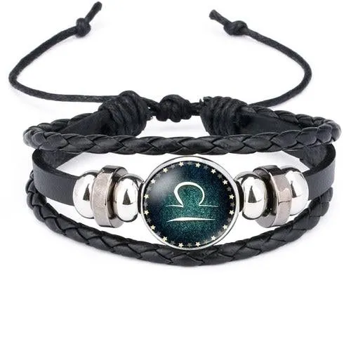 Classy Men Libra Zodiac Bracelet