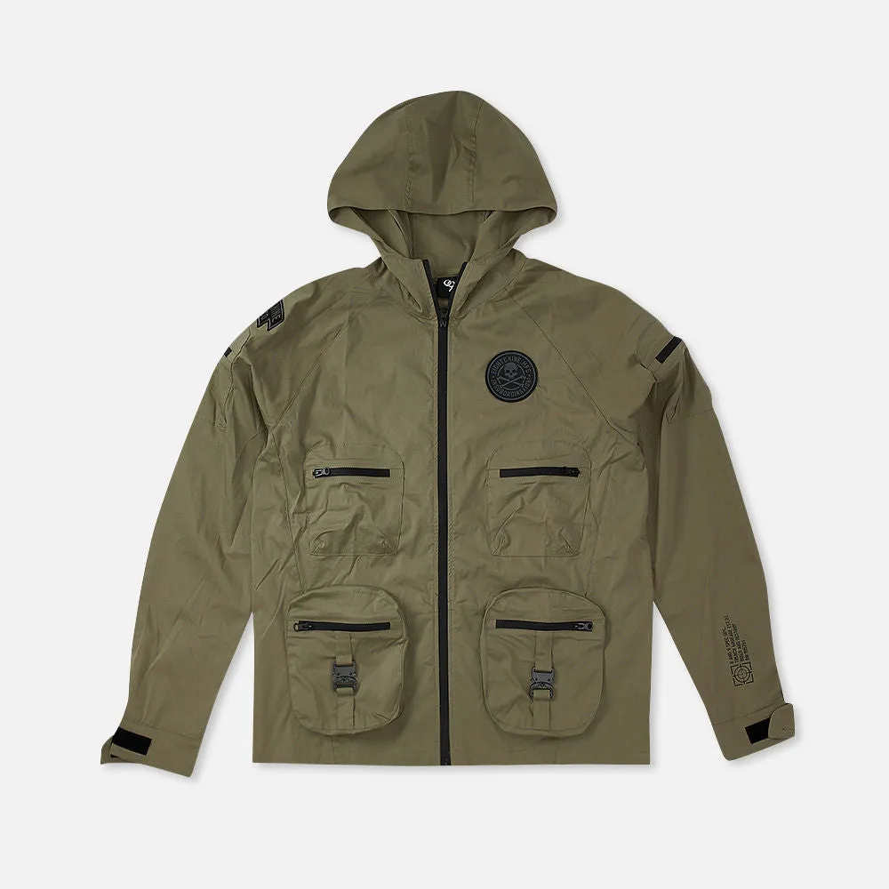 Combat Nylon Jacket Earth