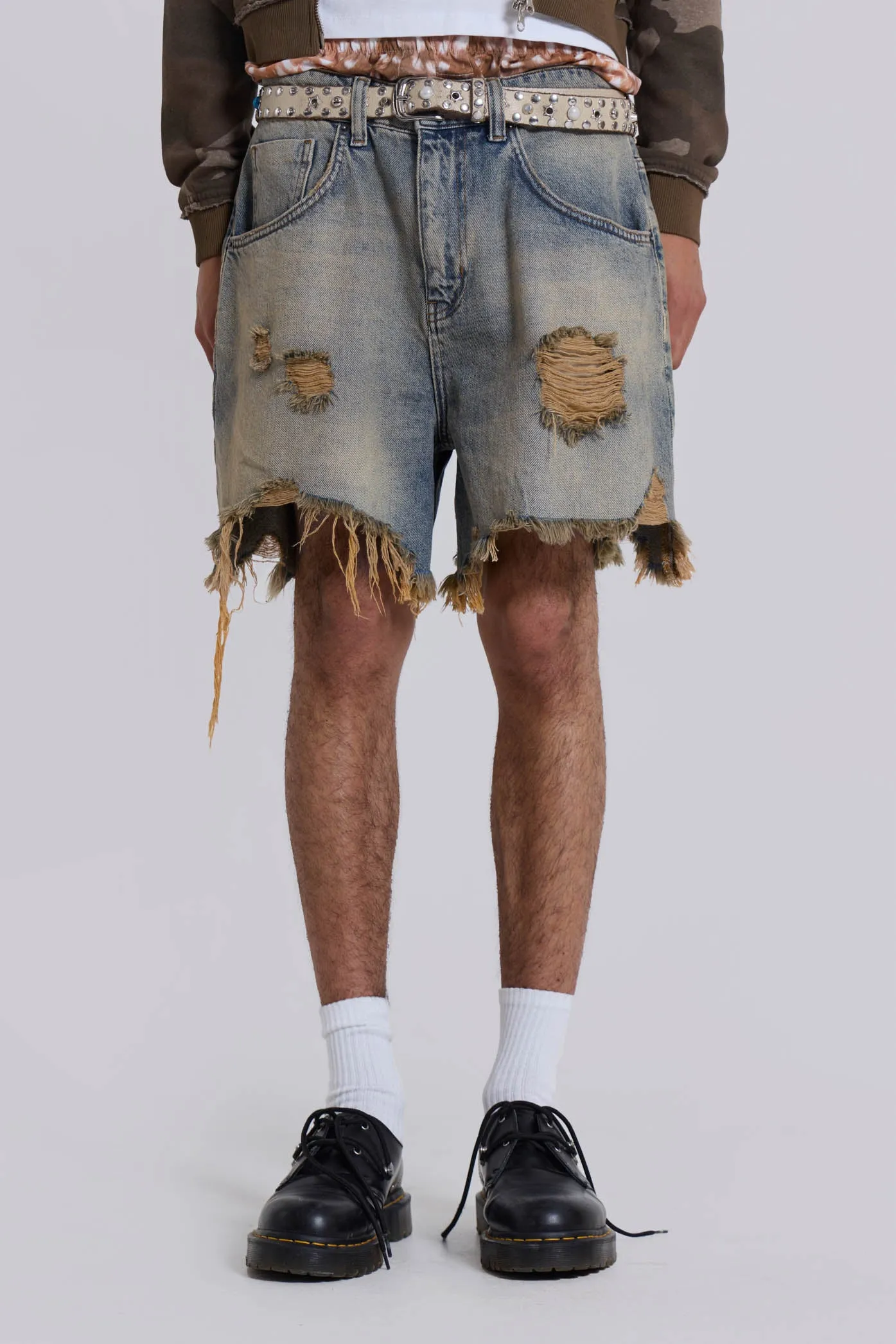 Dirty Bleach Revenge Jorts