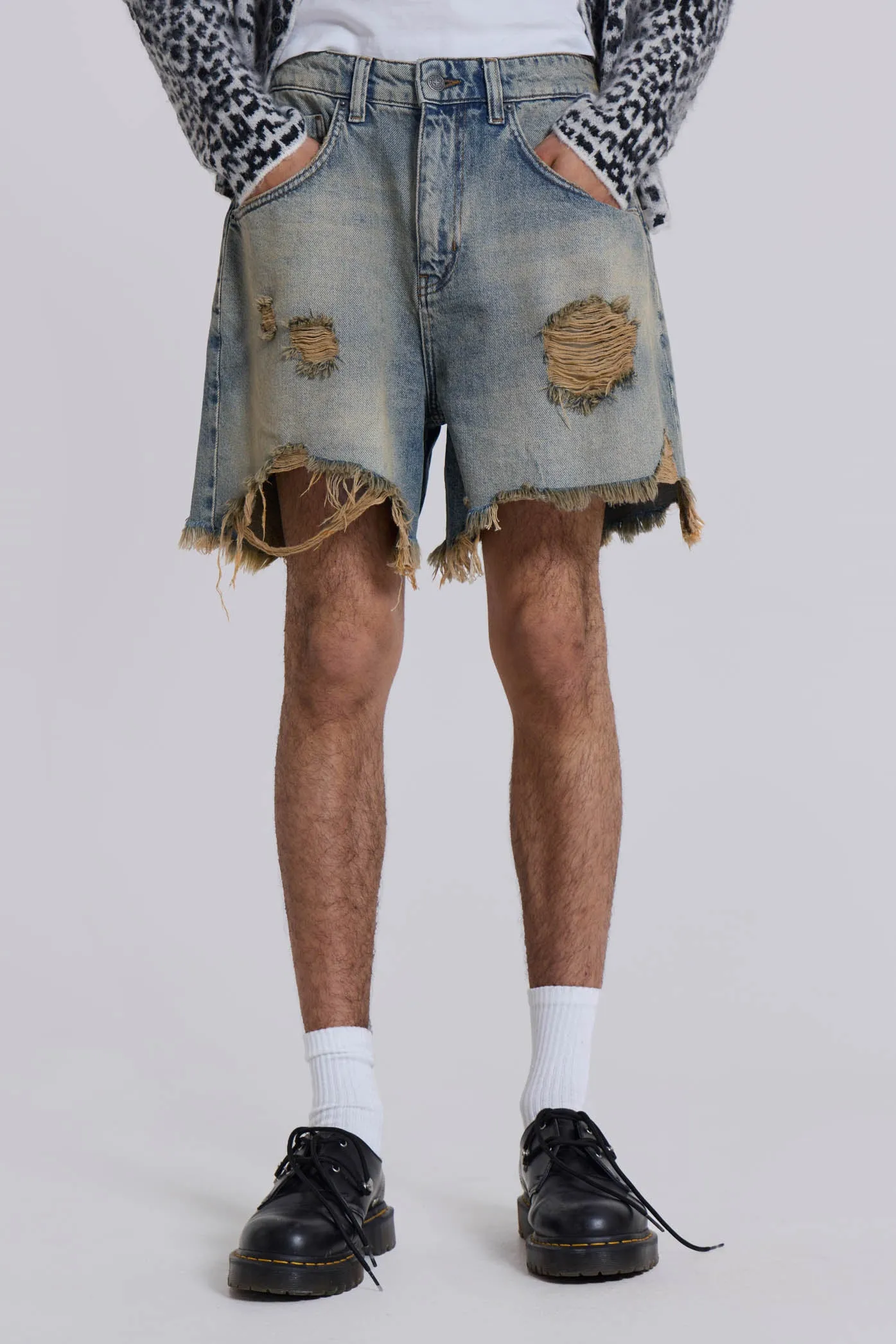 Dirty Bleach Revenge Jorts