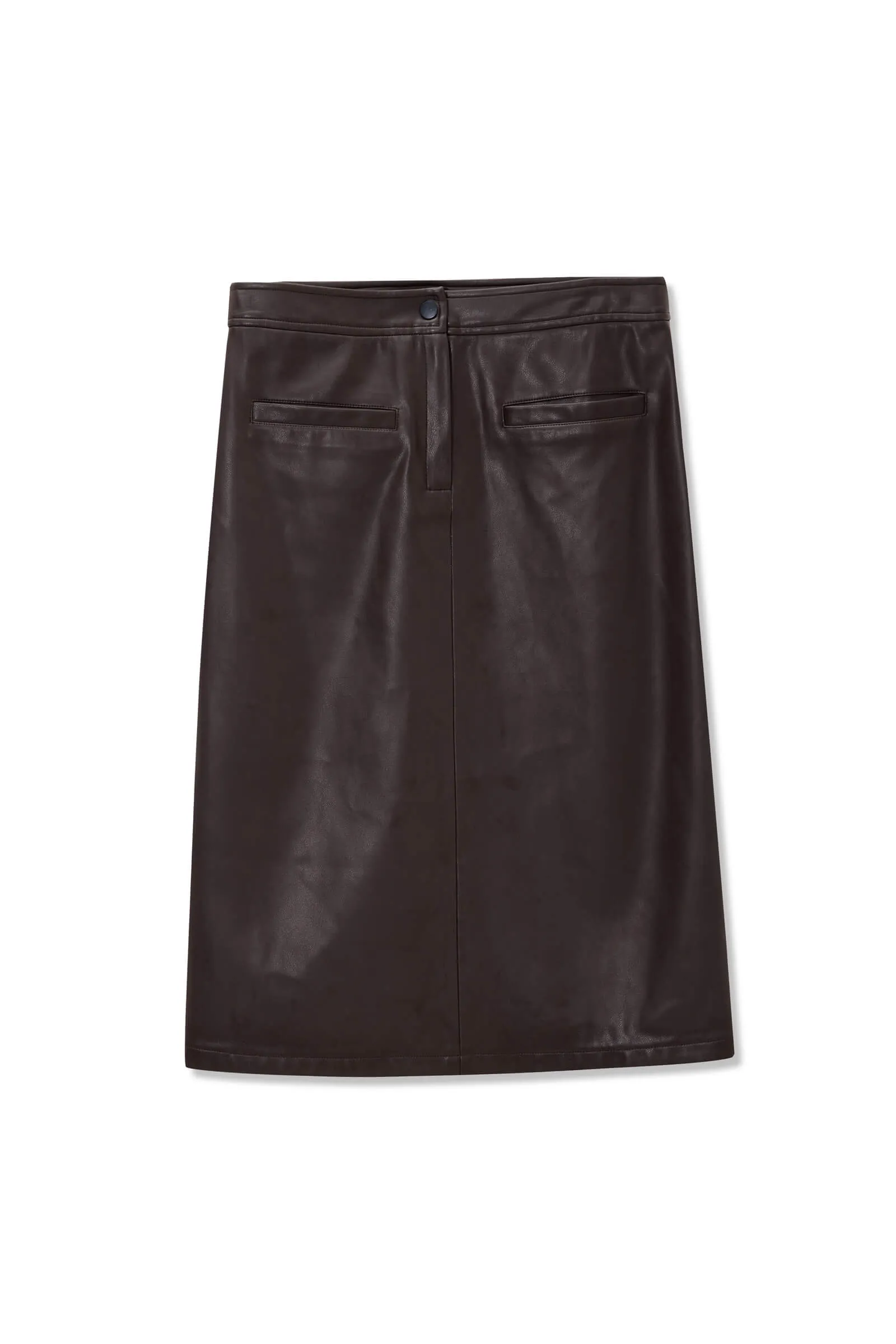 Elegant Workplace-Style Belted H-Line Skirt