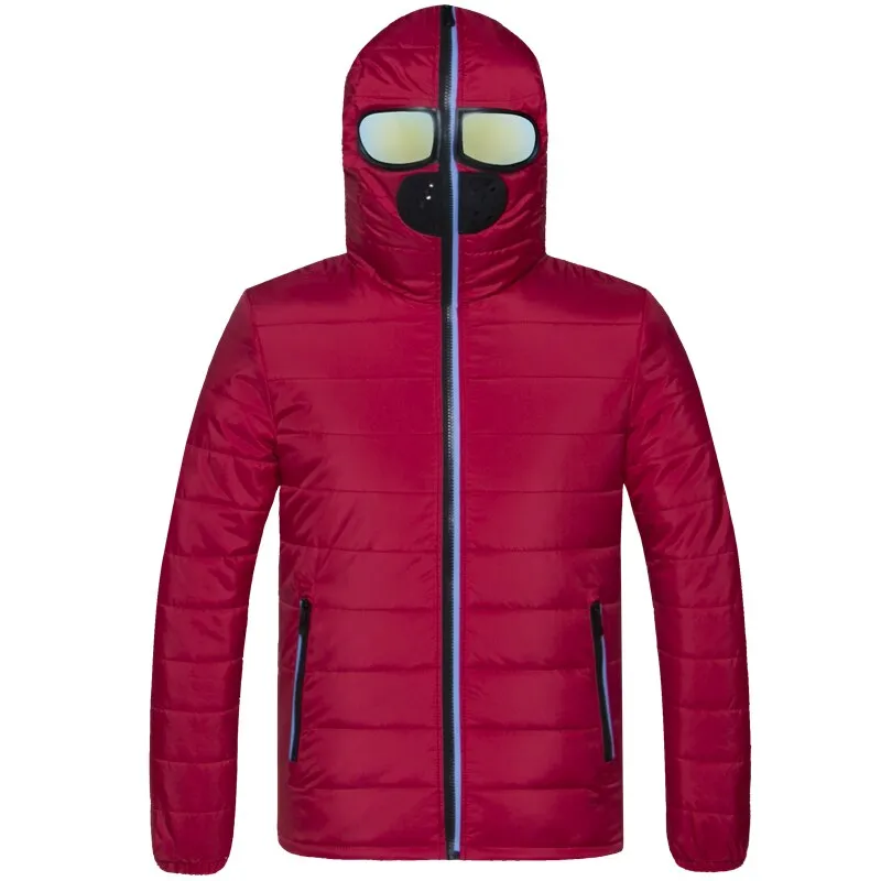 Full Face Cover Hooded Jacket with Glasses