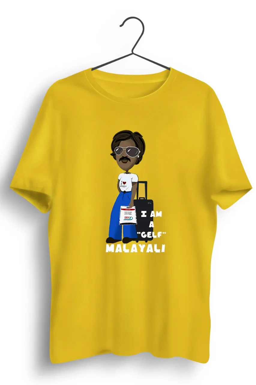 Gelf Malayali Yellow Tshirt