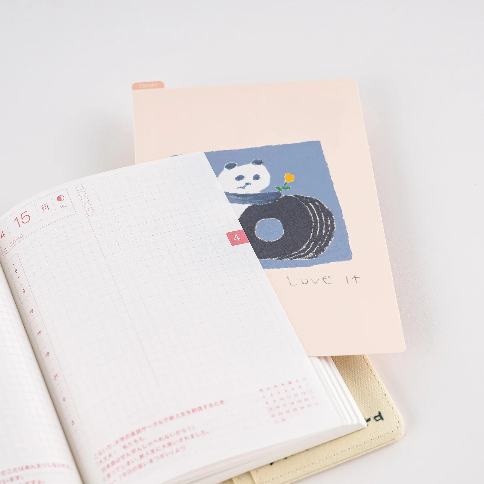 Hobonichi Pencil Board [Jin Kitamura Love it Panda]