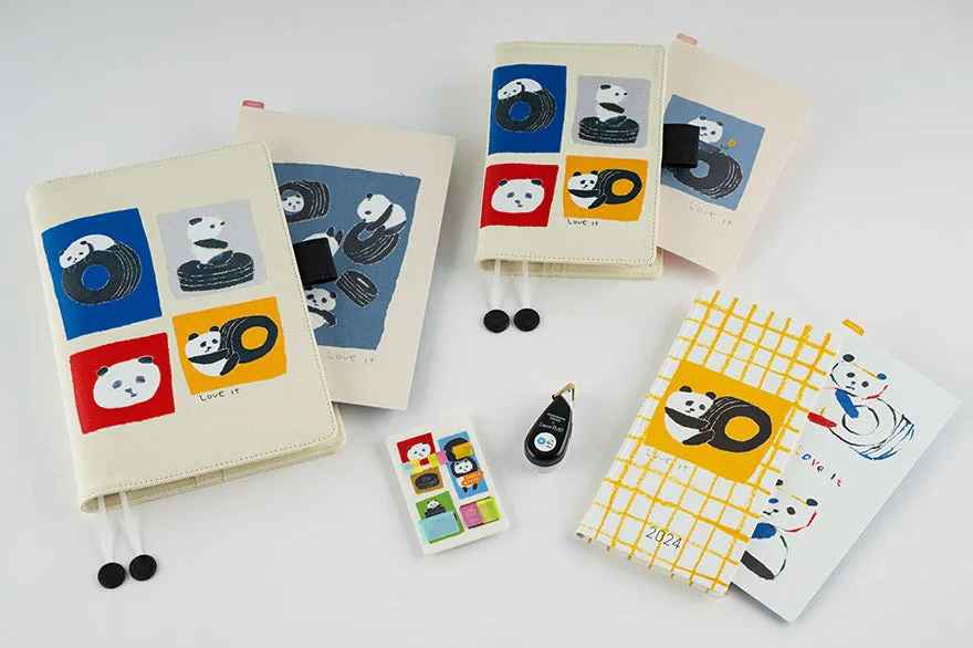 Hobonichi Translucent Sticky Notes [Jin Kitamura Love it Panda]