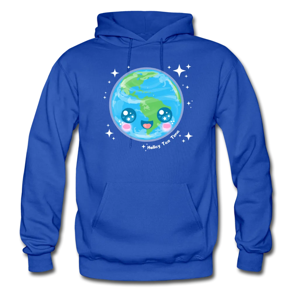 Kawaii Earth Gildan Heavy Blend Adult Hoodie