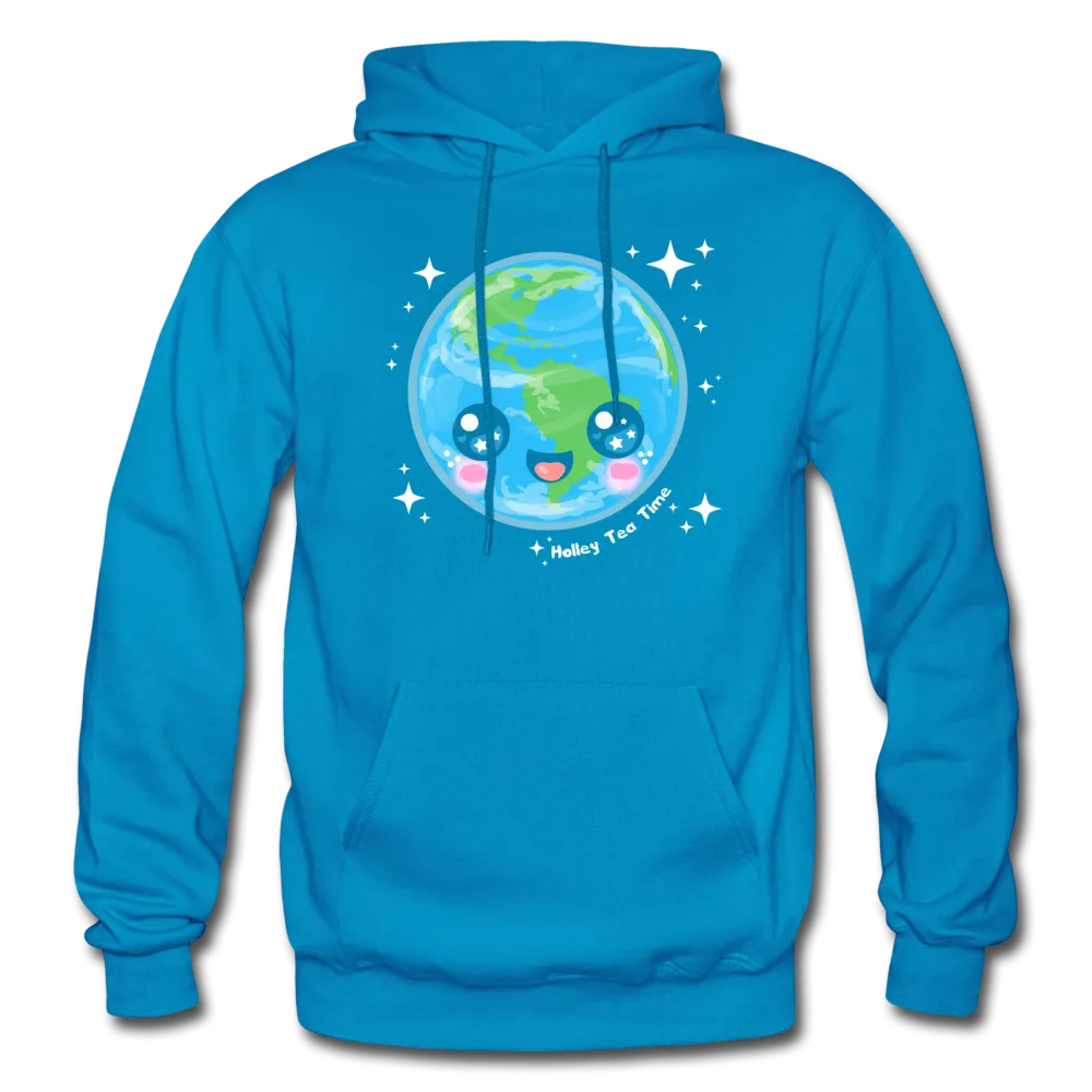 Kawaii Earth Gildan Heavy Blend Adult Hoodie