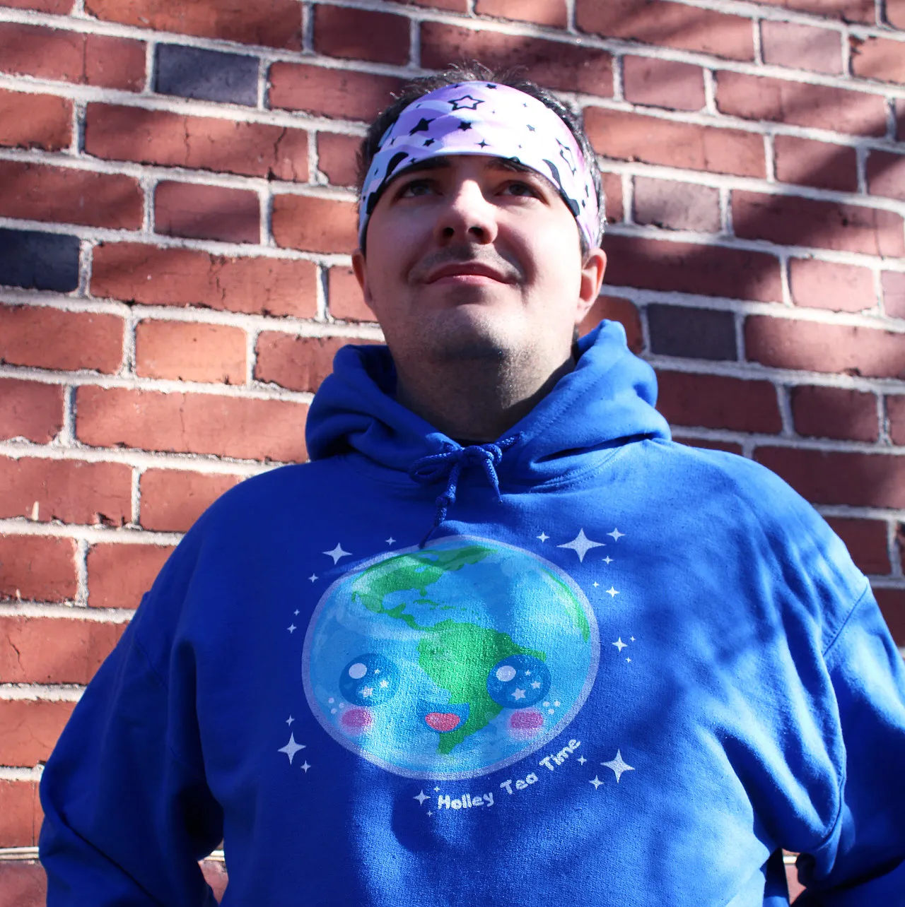 Kawaii Earth Gildan Heavy Blend Adult Hoodie