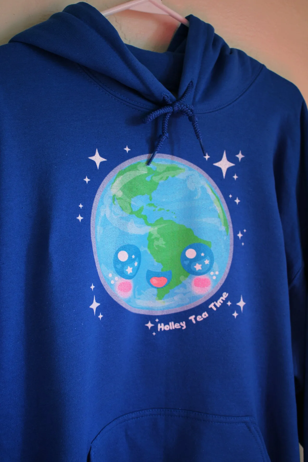 Kawaii Earth Gildan Heavy Blend Adult Hoodie