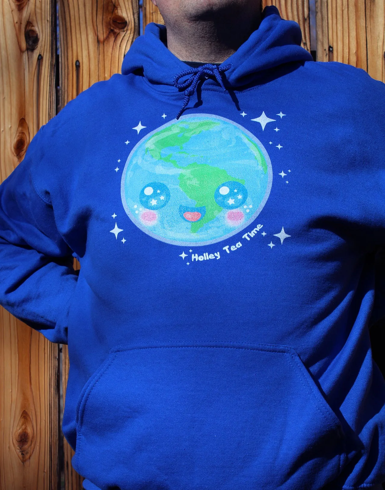 Kawaii Earth Gildan Heavy Blend Adult Hoodie