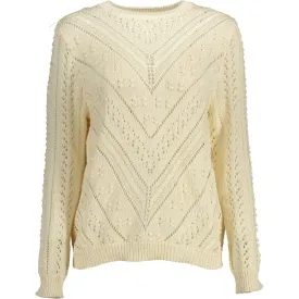 Kocca White Acrylic Women Sweater