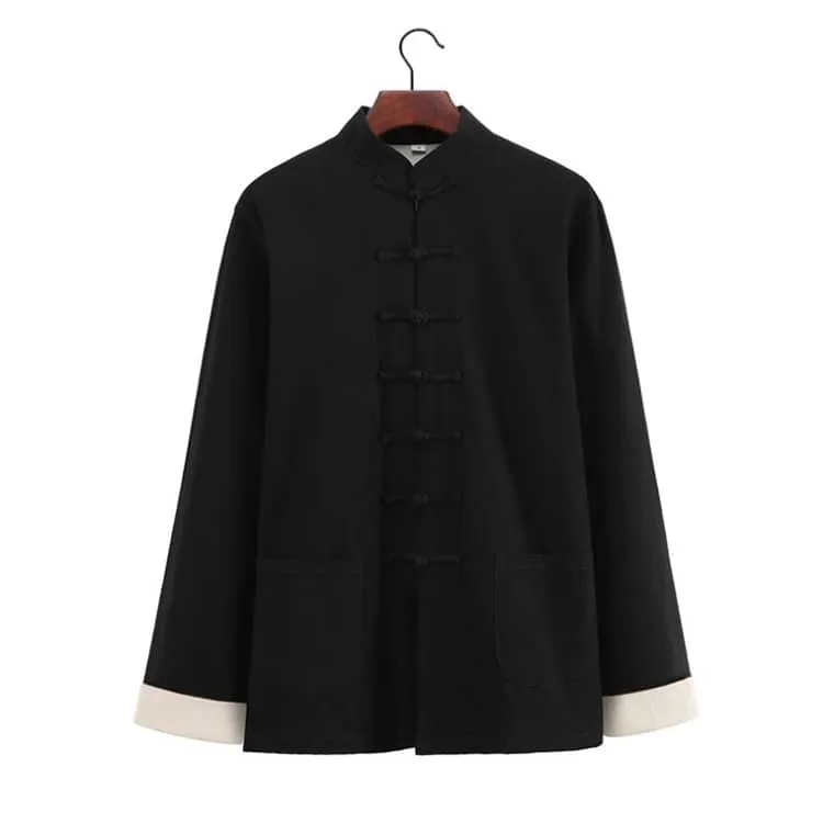 Lined Tang Jacket with 7 Buttons