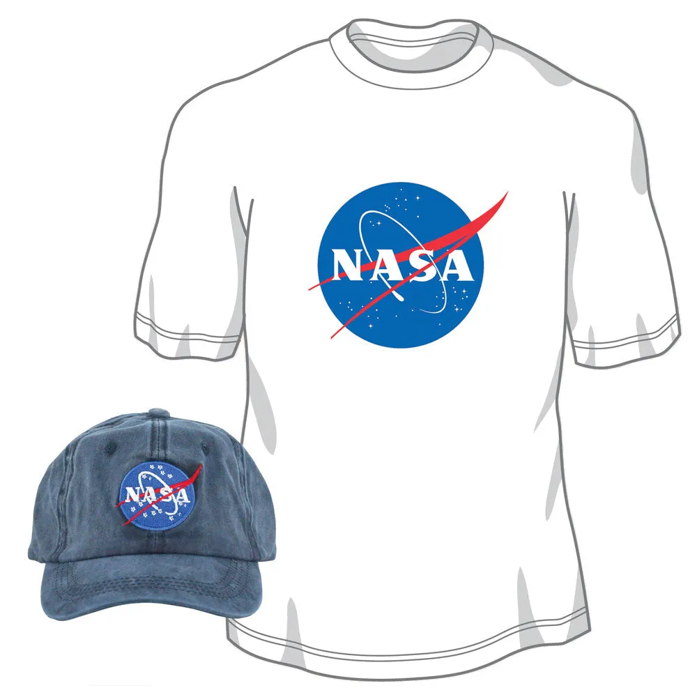 NASA Logo Cap (Blue)   NASA Emblem T-Shirt