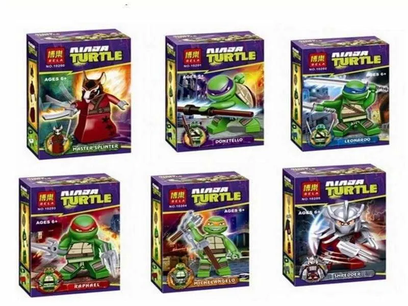 Ninja Turtle building blocks