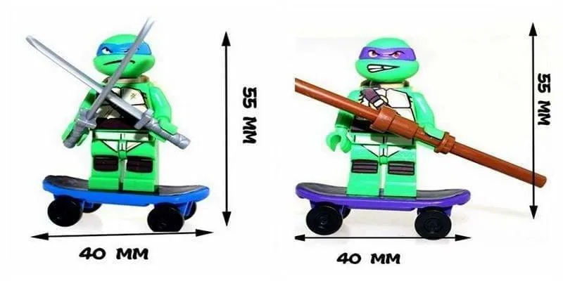 Ninja Turtle building blocks