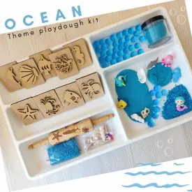 Ocean Theme Play Dough Sensory DIY KIT