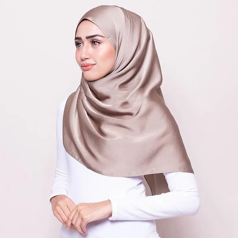 Plain Bubble Chiffon Scarf Hijab Wrap Women Print Shawls Headband Muslim Hijabs Female Scarves Long Shawl Turbanet Headscarf