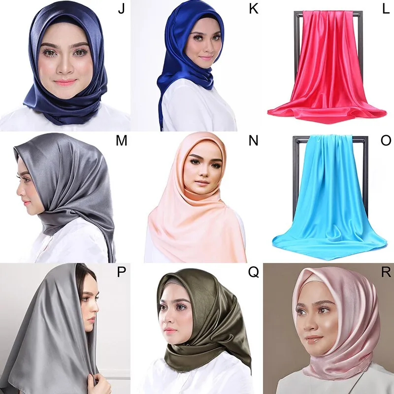 Plain Bubble Chiffon Scarf Hijab Wrap Women Print Shawls Headband Muslim Hijabs Female Scarves Long Shawl Turbanet Headscarf