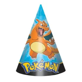 Pokemon Pikachu and Friends Hats [8 Per Pack]