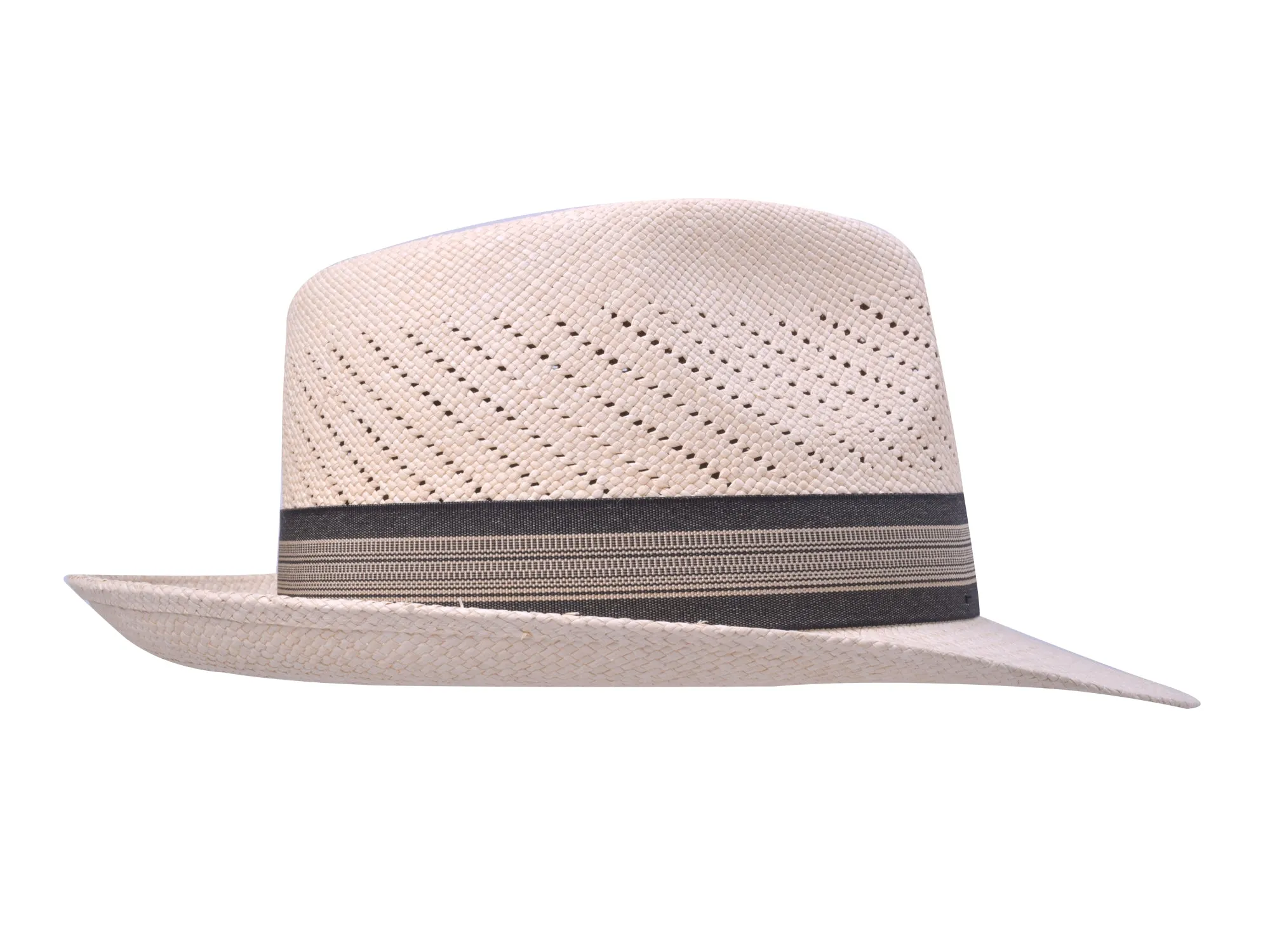 Salvatore Genuine Panama Fedora by Bigalli Hats