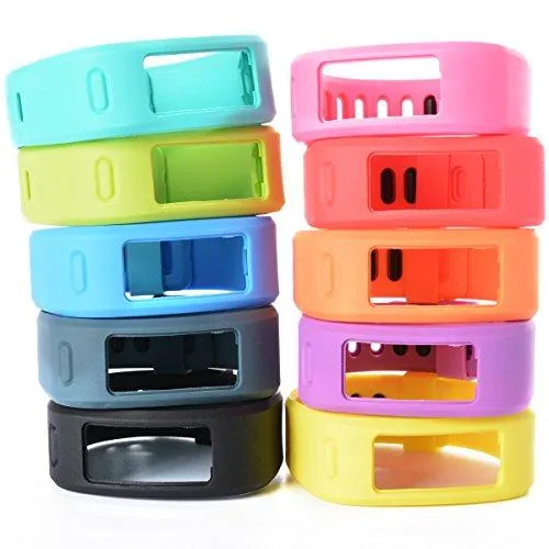 Set of 10 Pcs Colorful Replacement Bands for Garmin Vivofit Tracker