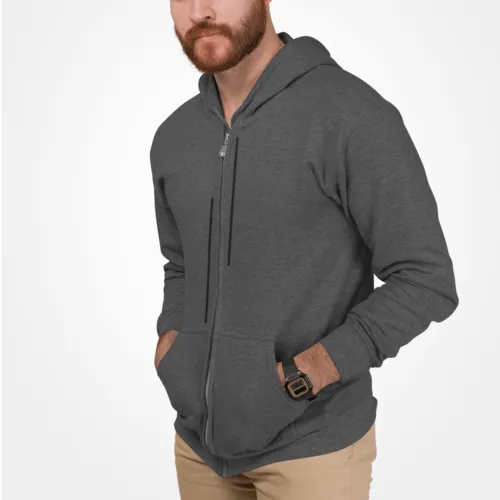 Striped Zip Hoodie for Men