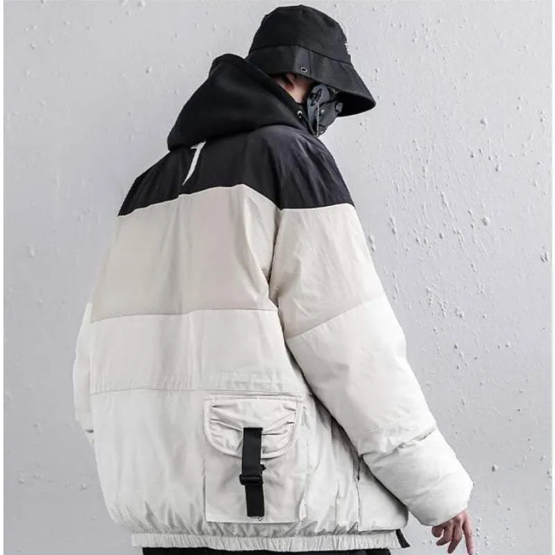 Techwear White Streetwear jacket