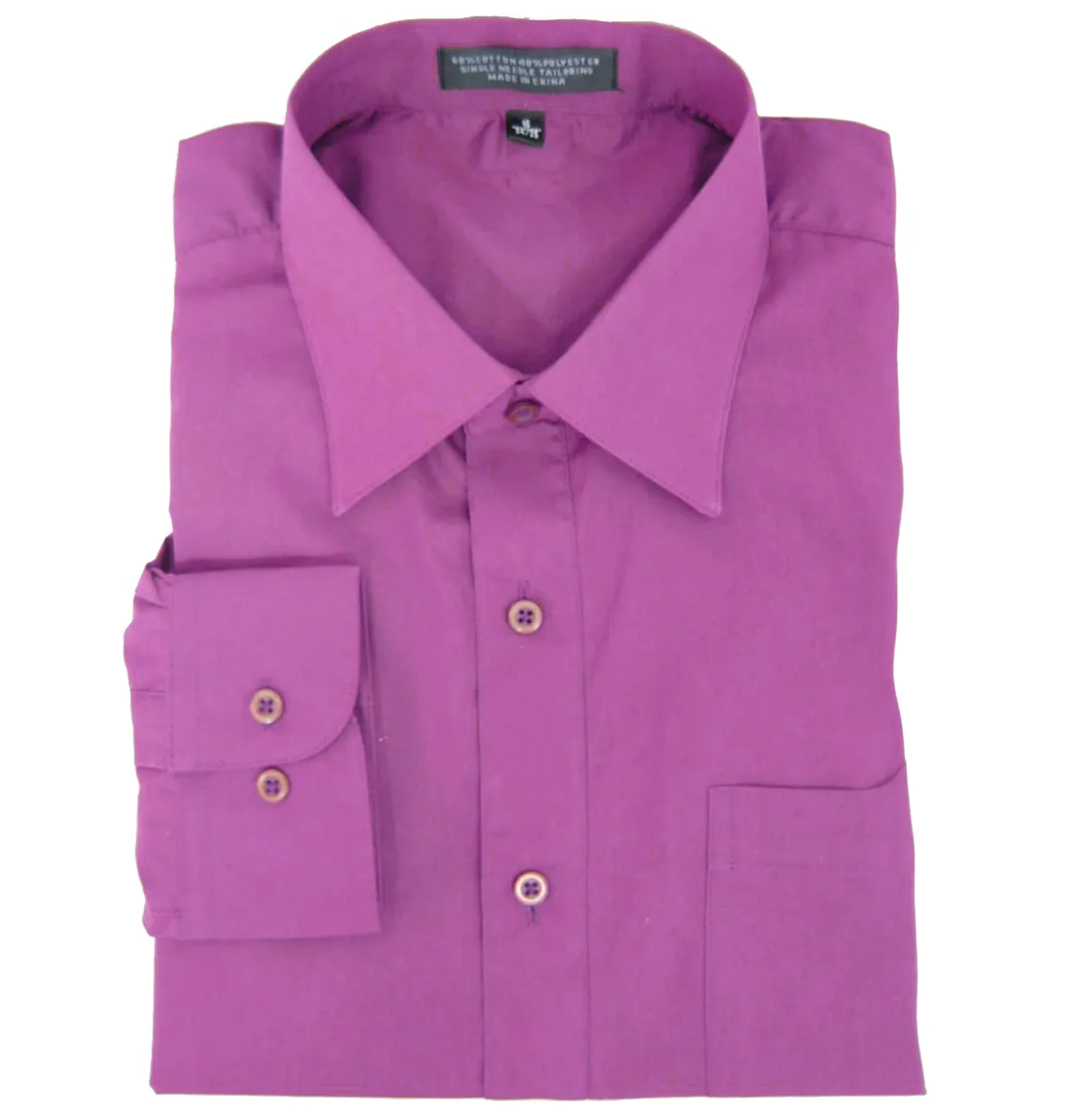 The Essential Solid Fuchsia Men's Shirt