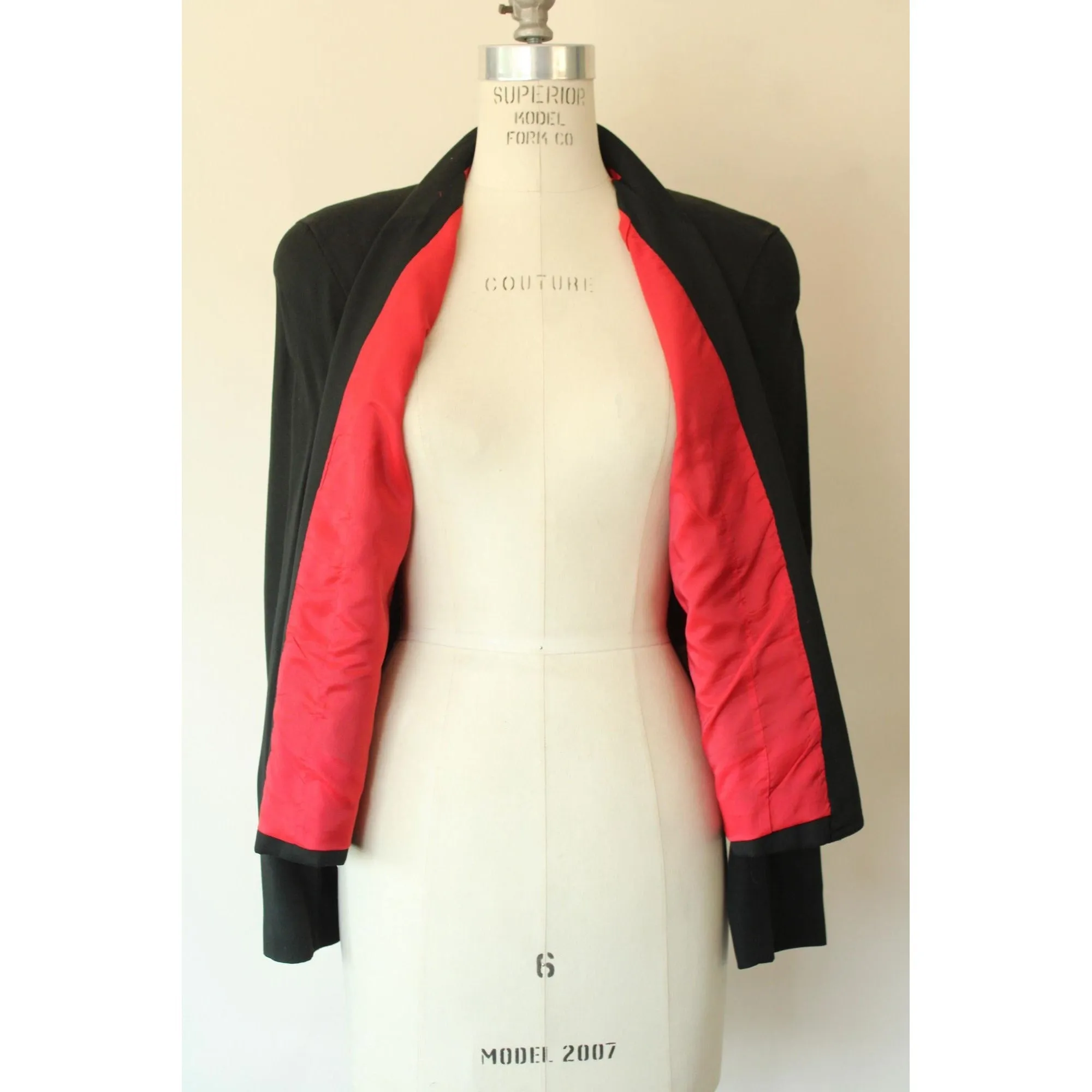 Vintage 1990s 2000s Liz Sport Petite Black Blazer