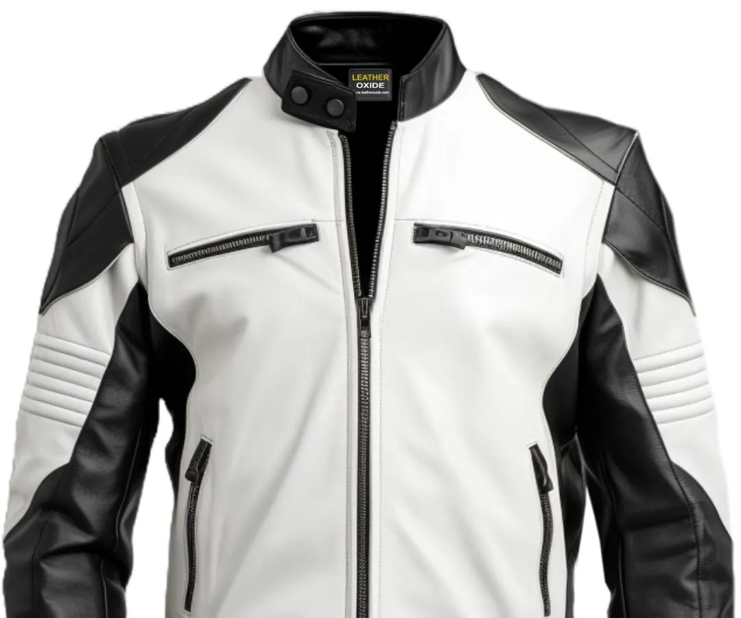 White Leather Jacket - Faux Leather Jacket