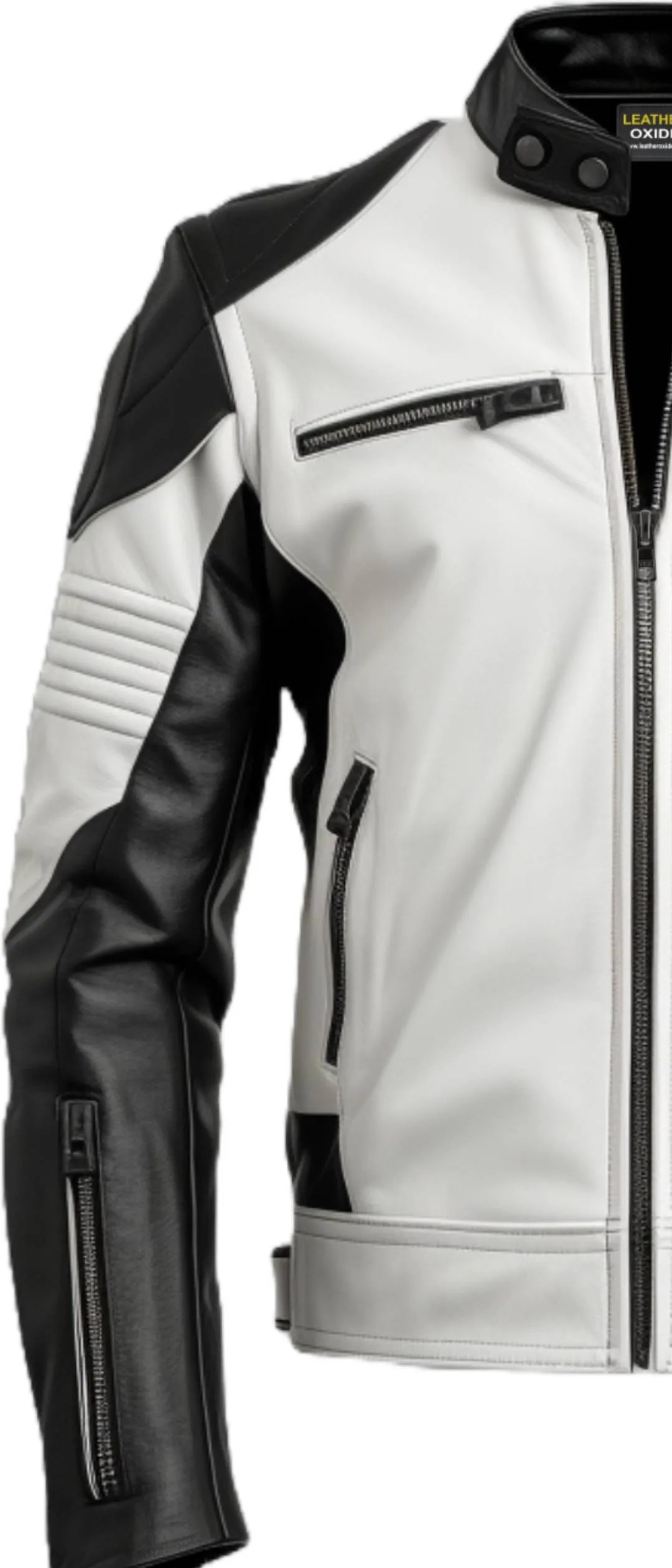 White Leather Jacket - Faux Leather Jacket